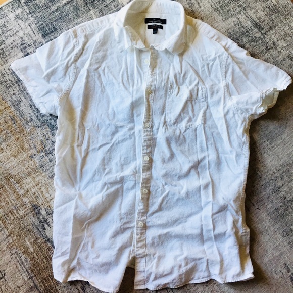 Marc Anthony Slim Fit Linen Short Sleeve Shirt - Picture 4 of 5